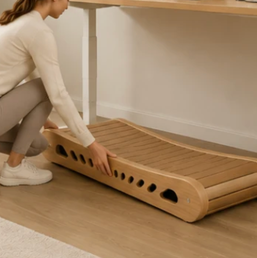 Place WayWood under desk