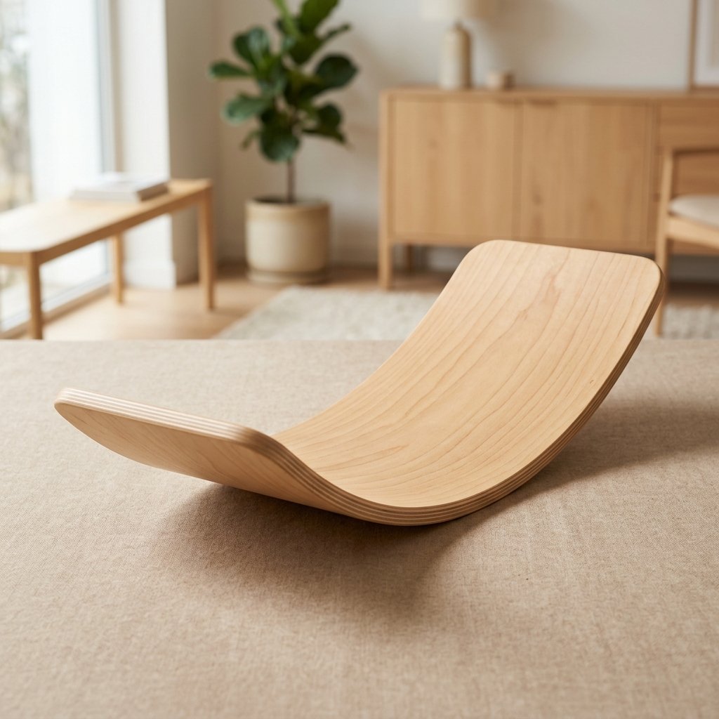 WayWood™ Natural Wood Ergonomic Balance Board